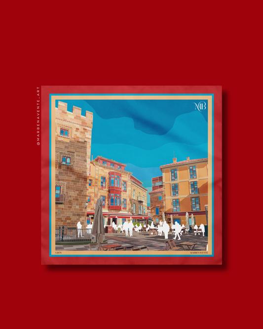 PAÑUELO ILUSTRADO OVIEDO