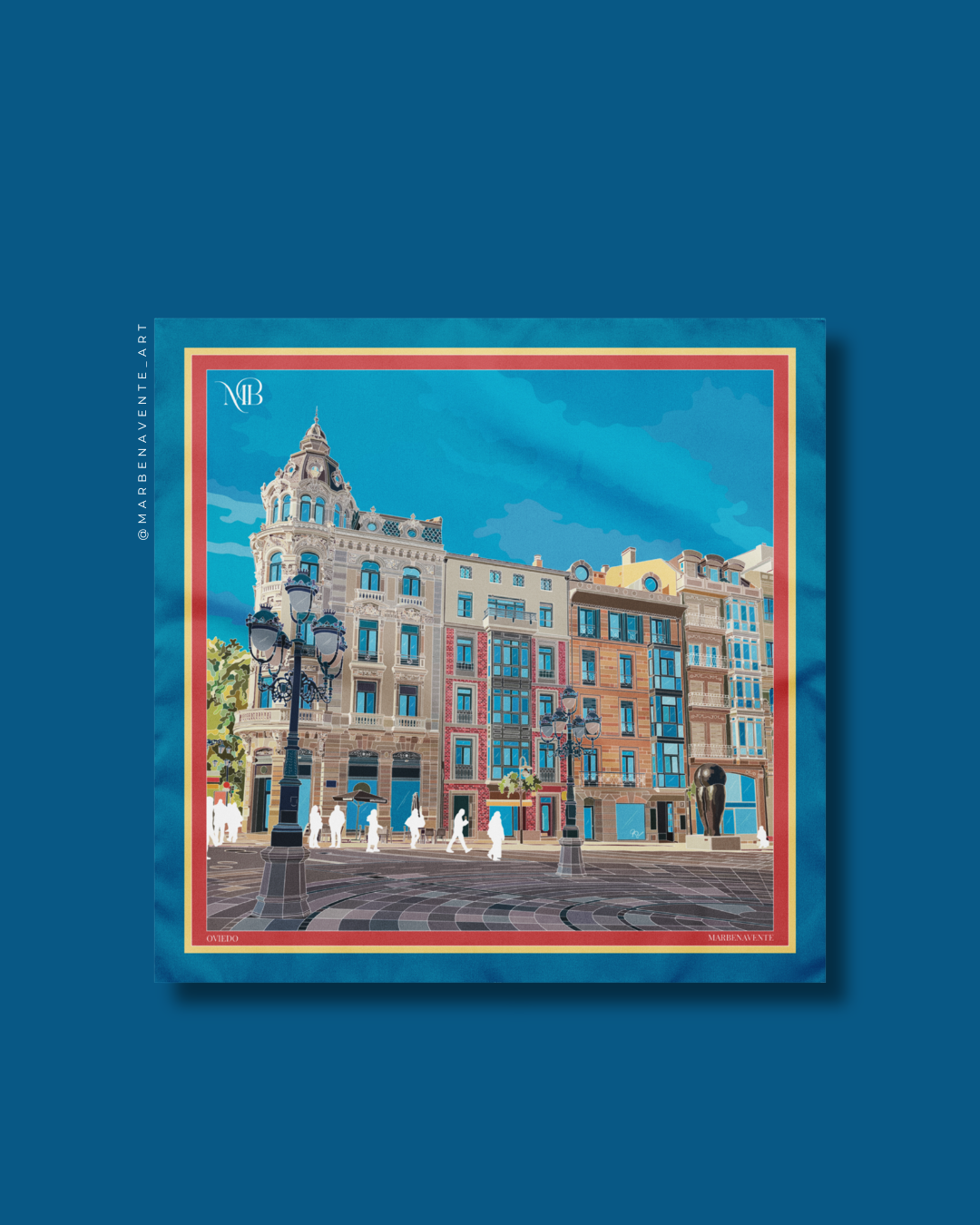 PAÑUELO ILUSTRADO OVIEDO
