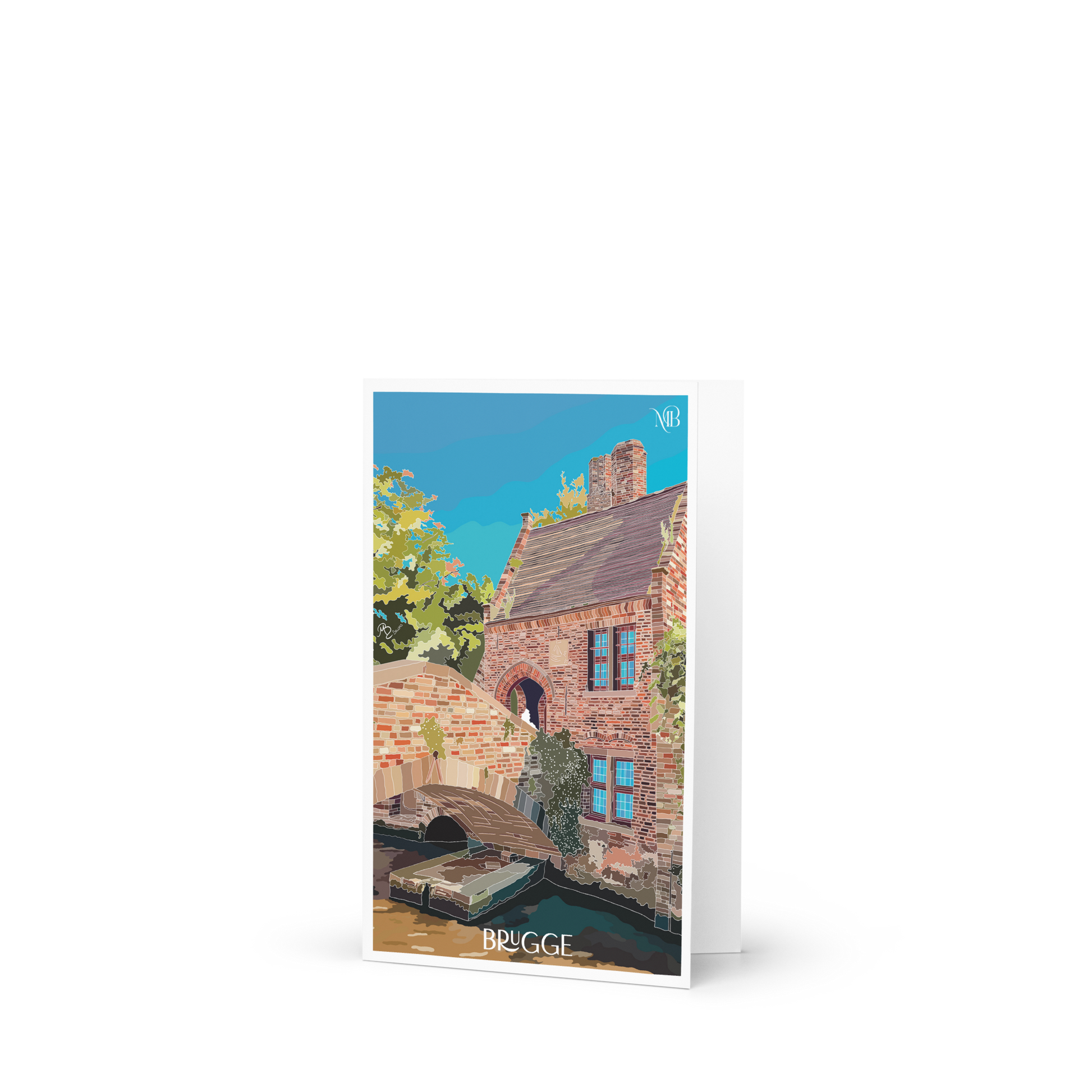 TARJETA ILUSTRADA DE BRUGGE-BRUJAS POR MARBENAVENTE