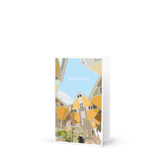 TARJETA ILUSTRADA DE ROTTERDAM - PAISES BAJOS POR MARBENAVENTE