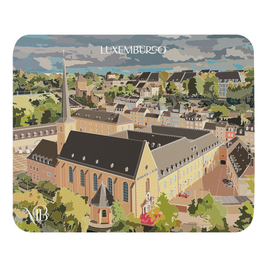 MOUSE PAD CON ILUSTRACIÓN DE LUXEMBURGO-GRAN DUCADO POR MARBENAVENTE