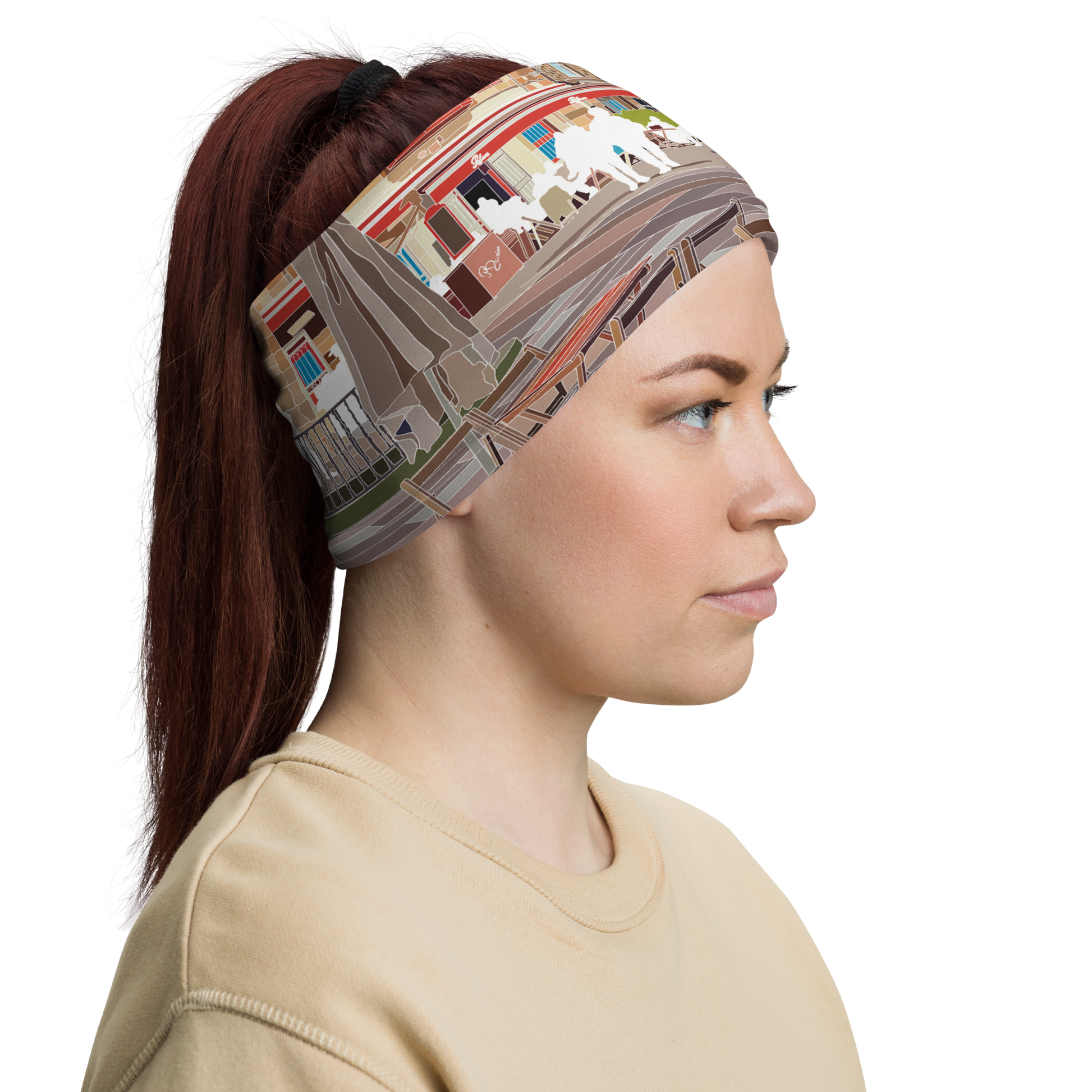 BRAGA DE CUELLO ILUSTRADA DE GIJON - ASTURIAS POR MARBENAVENTE