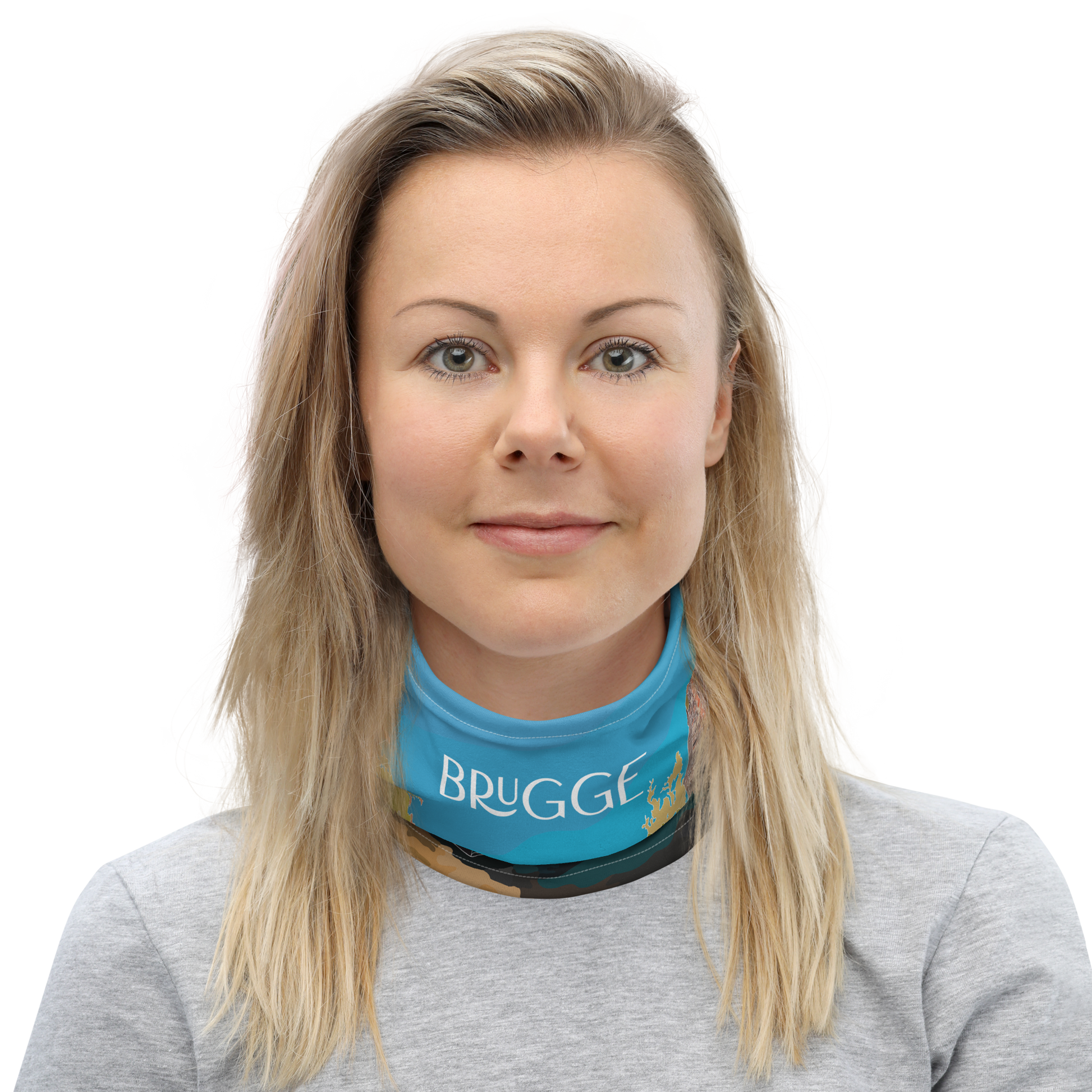 BRAGA DE CUELLO ILUSTRADA DE BRUGGE - BRUJAS - BELGICA POR MARBENAVENTE