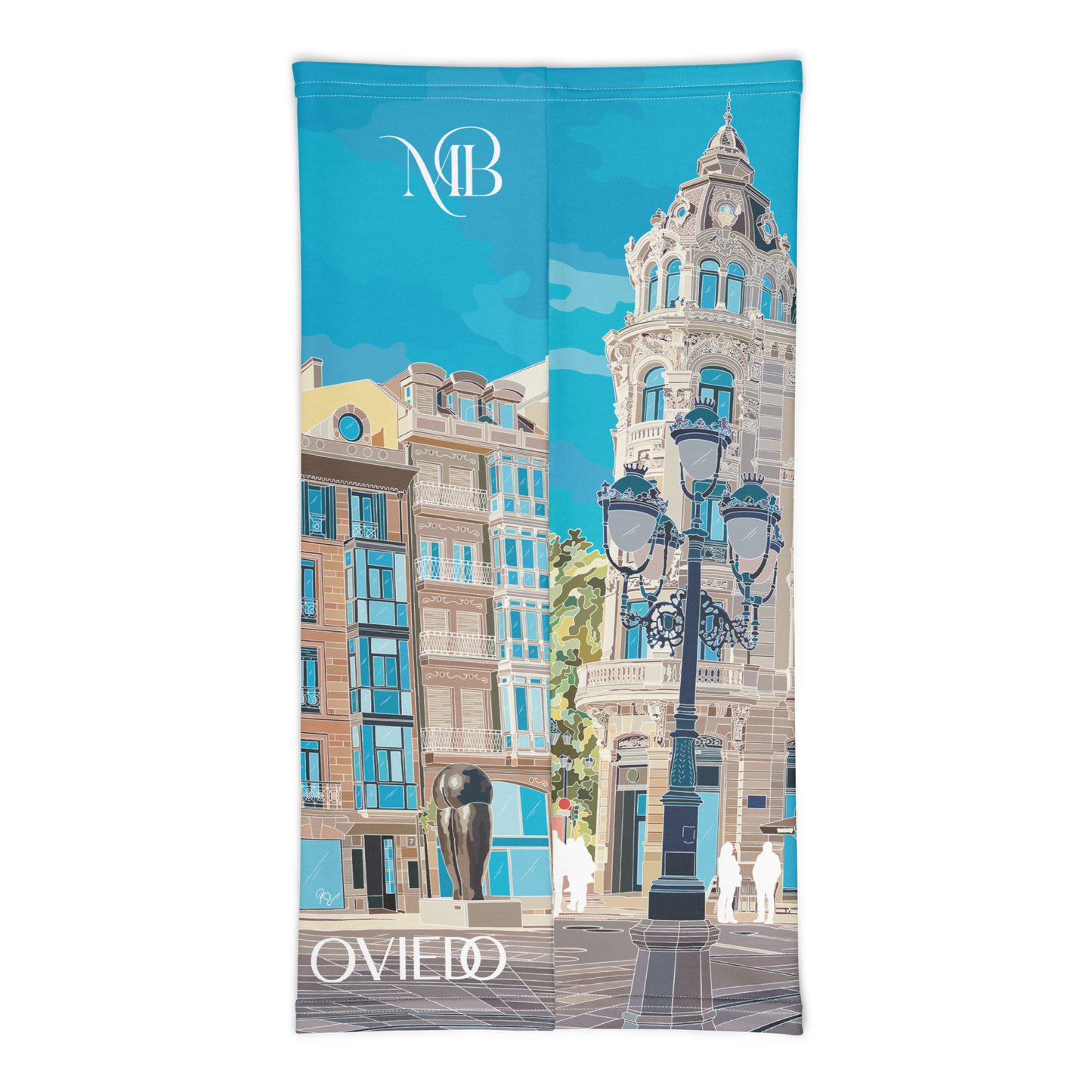 BRADA DE CUELLO ILUSTRADA PARTE TRASERA - OVIEDO