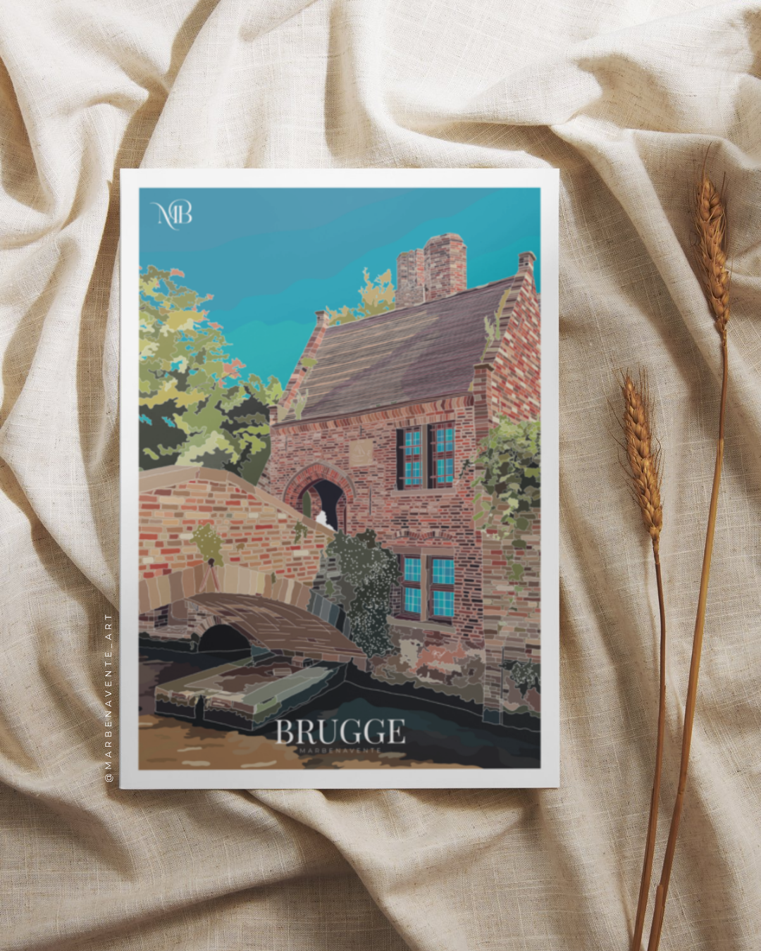ILUSTRACIÓN DE BRUJAS POR MARBENAVENTE PARA ENMARCAR Y DECORAR.