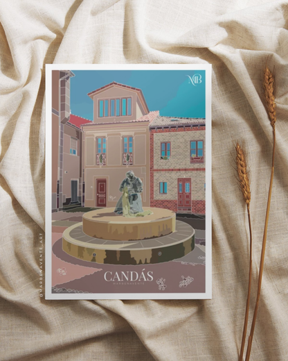ILUSTRACION DE CANDÁS DIBUJADA POR MARBENAVENTE - MUJER REDERA