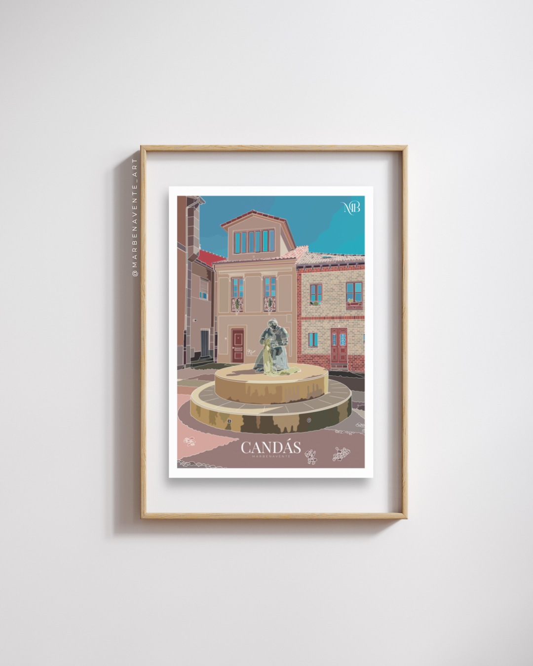 ILUSTRACION DE CANDÁS DIBUJADA POR MARBENAVENTE - MUJER REDERA
