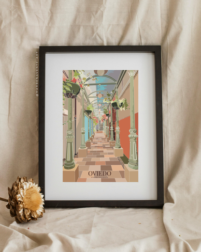 ILUSTRACION DEL ACCESO AL FONTAN POR CALLE ROSAL DE MARBENAVENTE