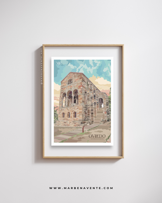 ILUSTRACION DE SANTA MARIA DEL NARANCO POR MARBENAVENTE