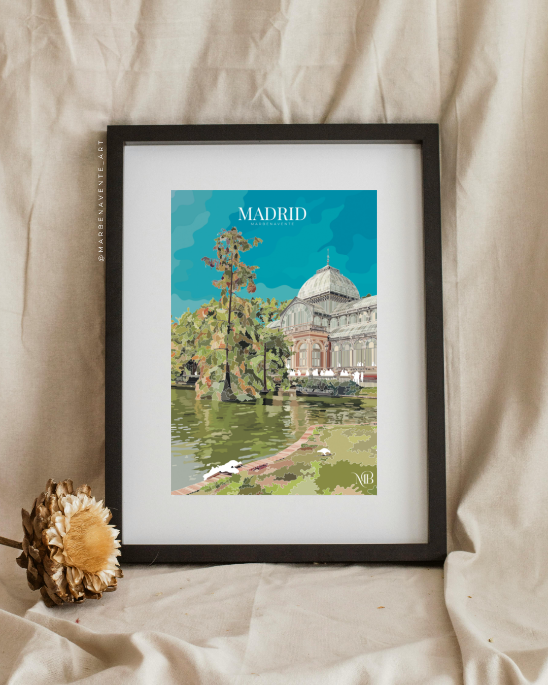 ILUSTRACION DE MADRID DIBUJADA POR MARBENAVENTE