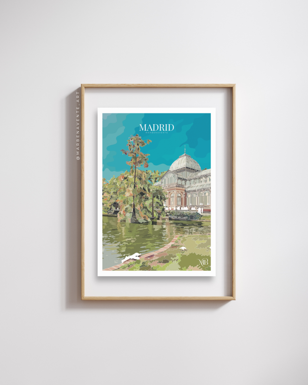 ILUSTRACION DE MADRID DIBUJADA POR MARBENAVENTE