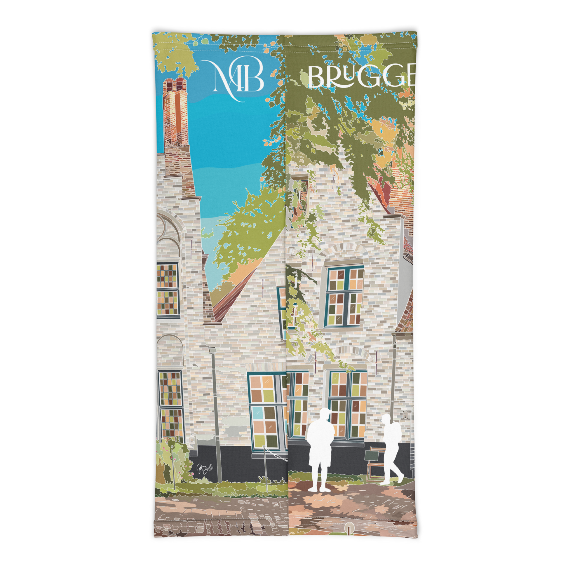 BRAGA DE CUELLO ILUSTRADA DE BRUGGE - BRUJAS - BELGICA POR MARBENAVENTE