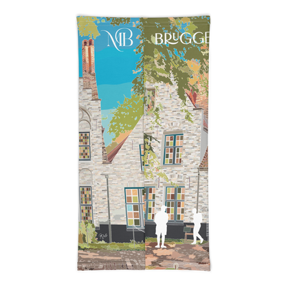 BRAGA DE CUELLO ILUSTRADA DE BRUGGE - BRUJAS - BELGICA POR MARBENAVENTE