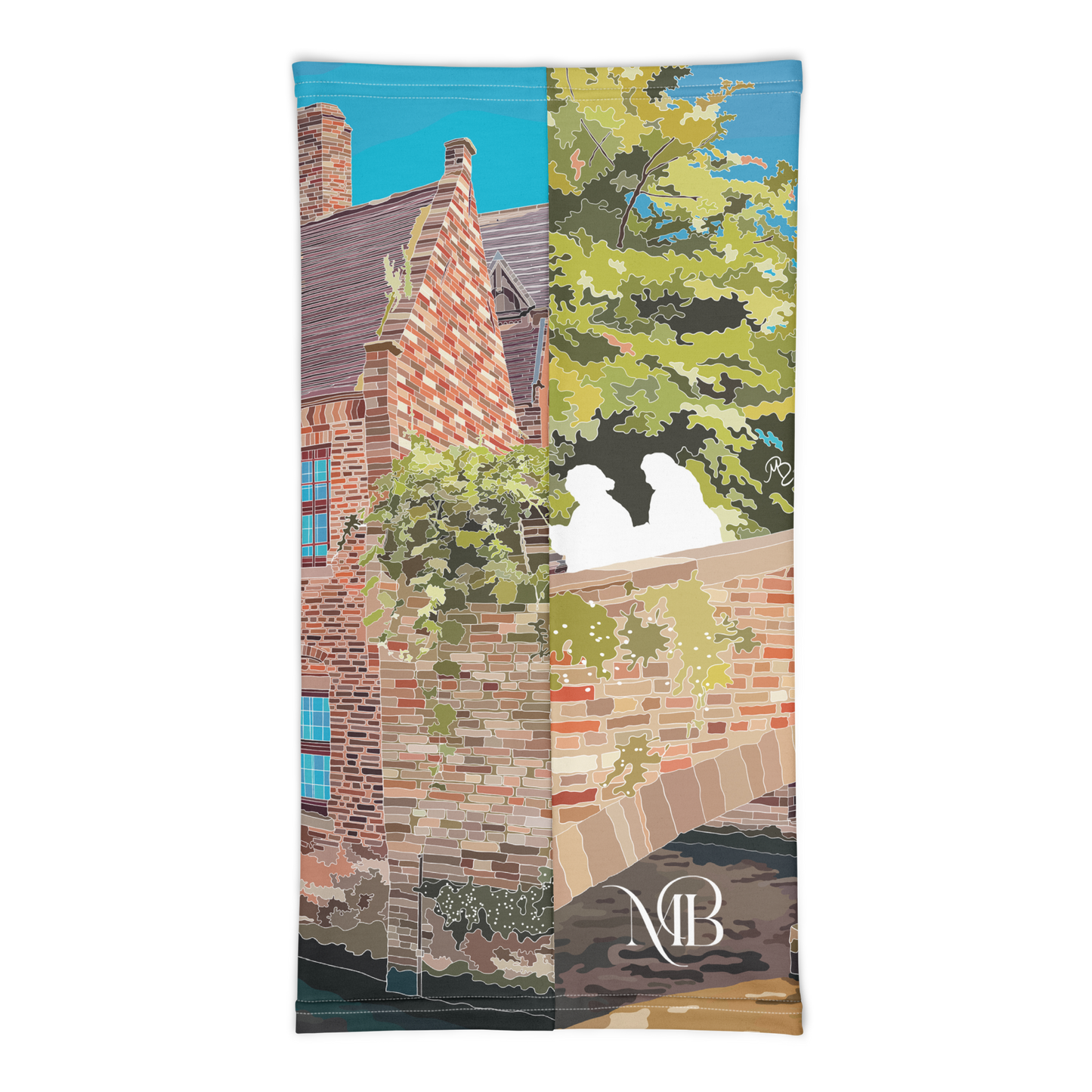 BRAGA DE CUELLO ILUSTRADA DE BRUGGE - BRUJAS - BELGICA POR MARBENAVENTE