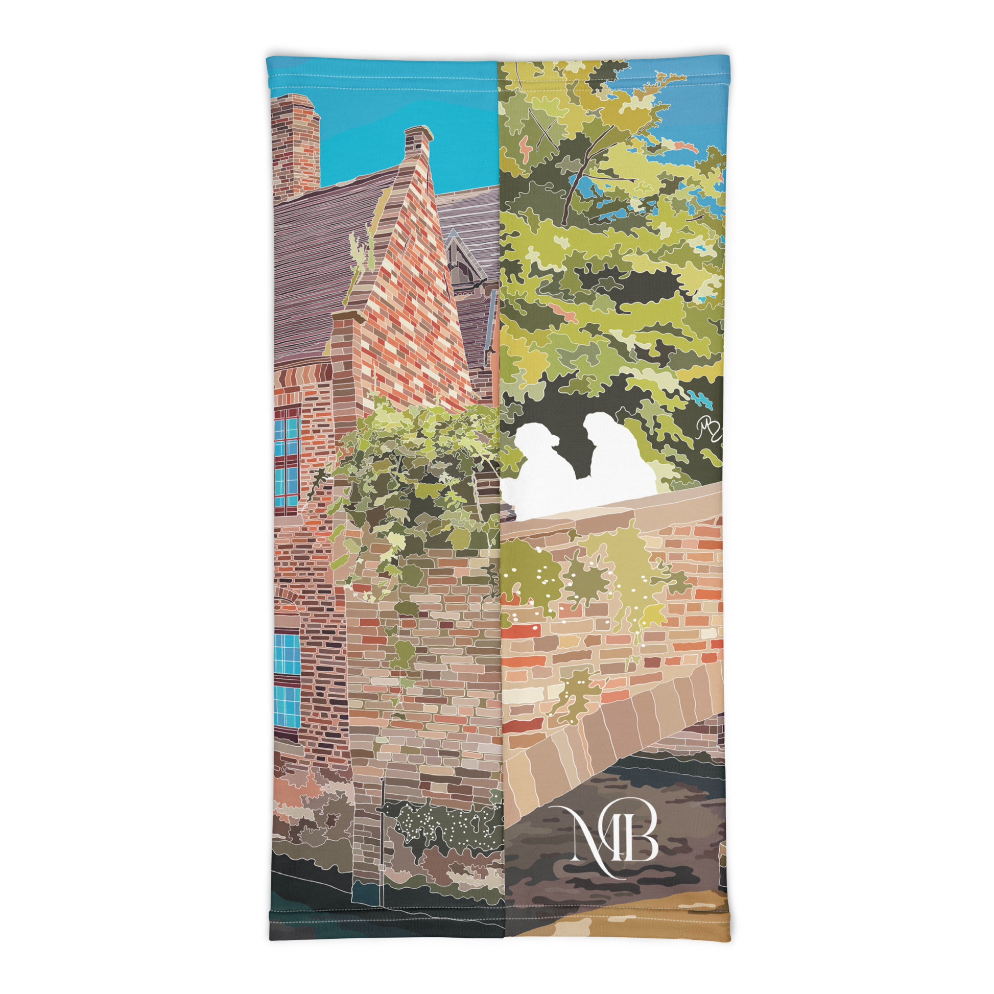 BRAGA DE CUELLO ILUSTRADA DE BRUGGE - BRUJAS - BELGICA POR MARBENAVENTE