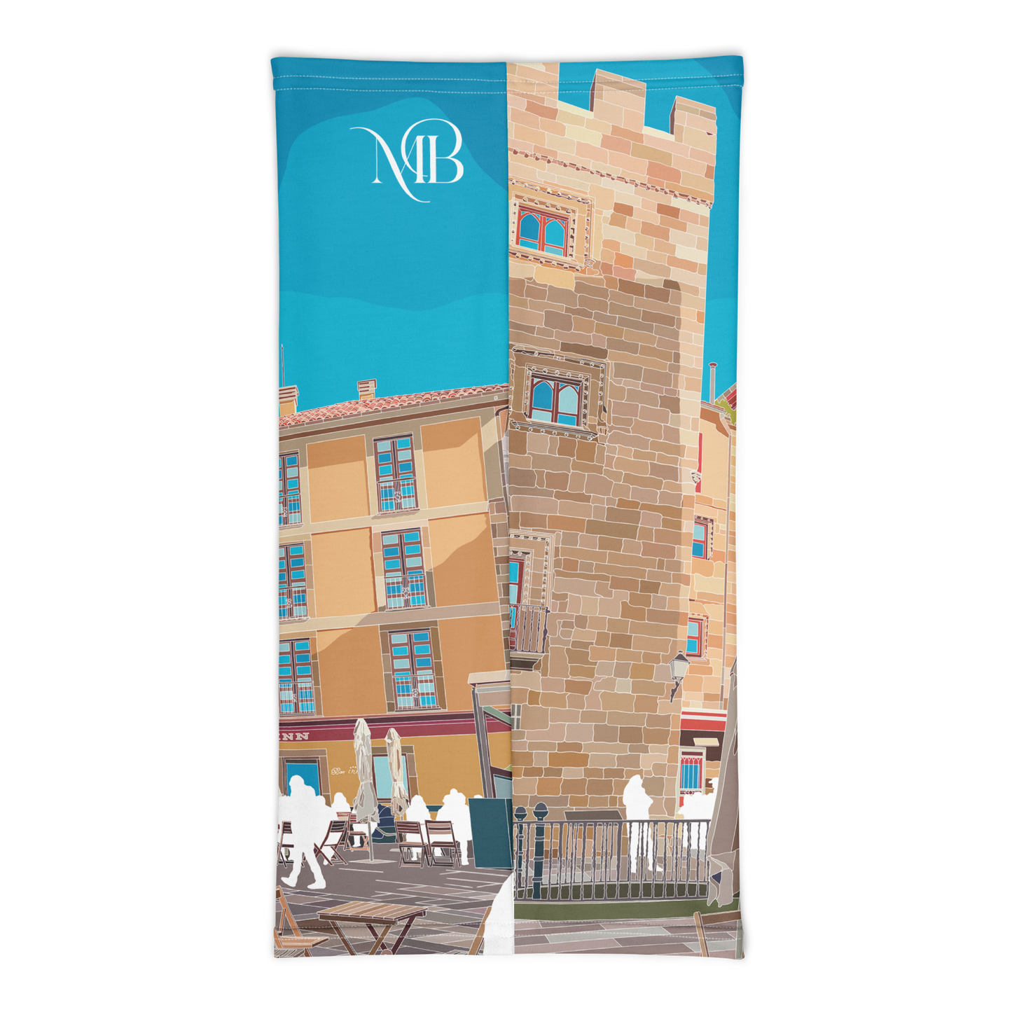 BRAGA DE CUELLO ILUSTRADA DE GIJON - ASTURIAS POR MARBENAVENTE