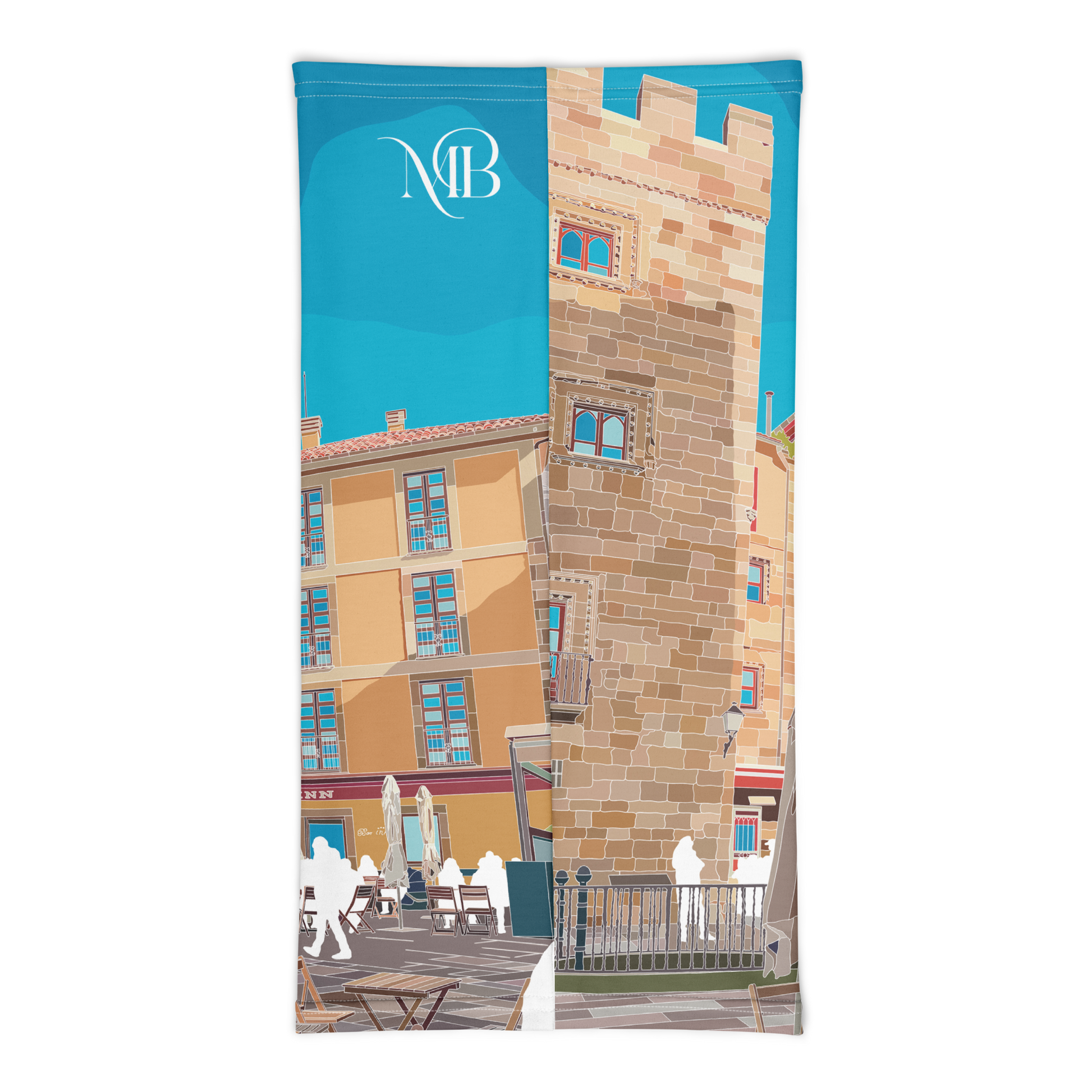 BRAGA DE CUELLO ILUSTRADA DE GIJON - ASTURIAS POR MARBENAVENTE