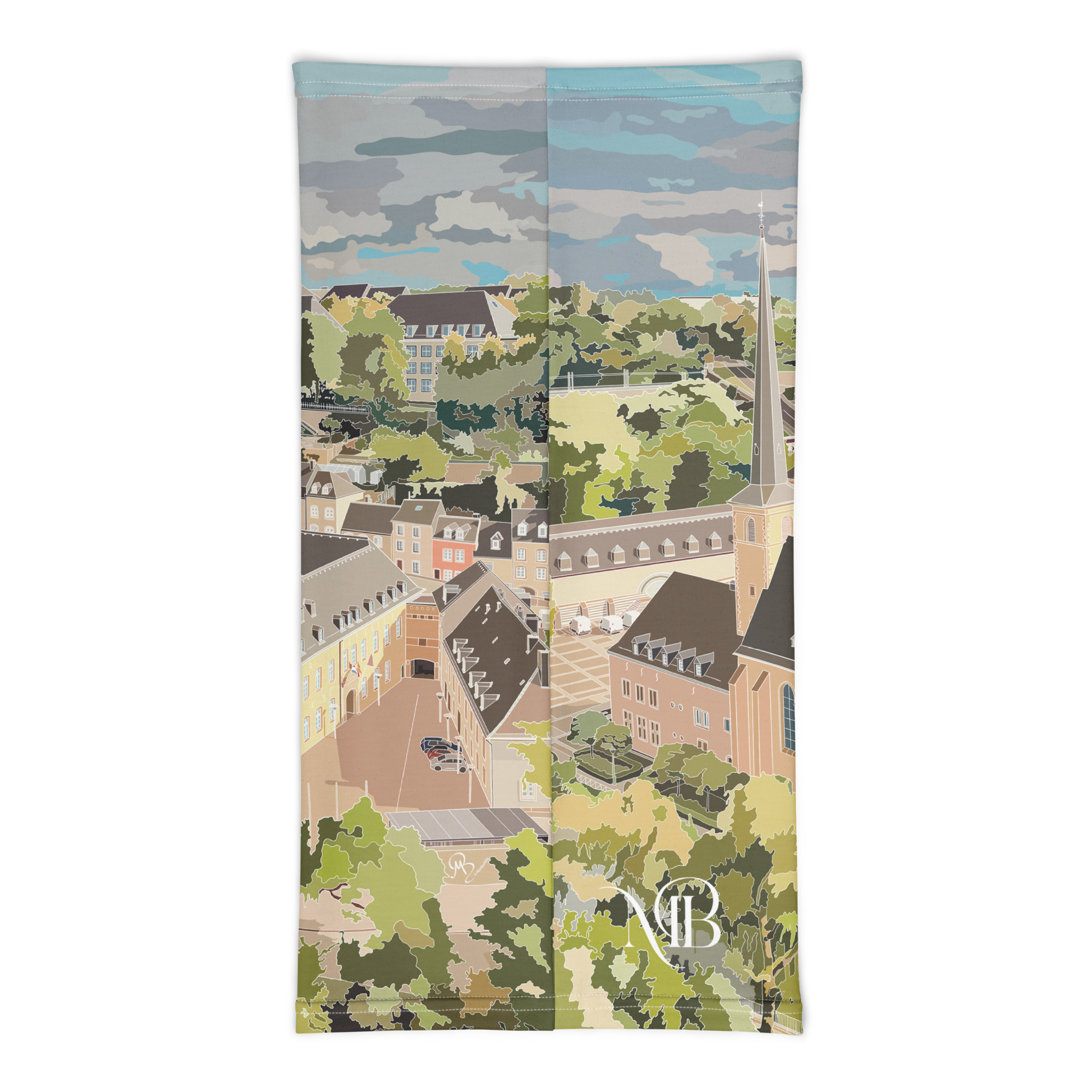 BRADA DE CUELLO ILUSTRADA - LUXEMBURGO