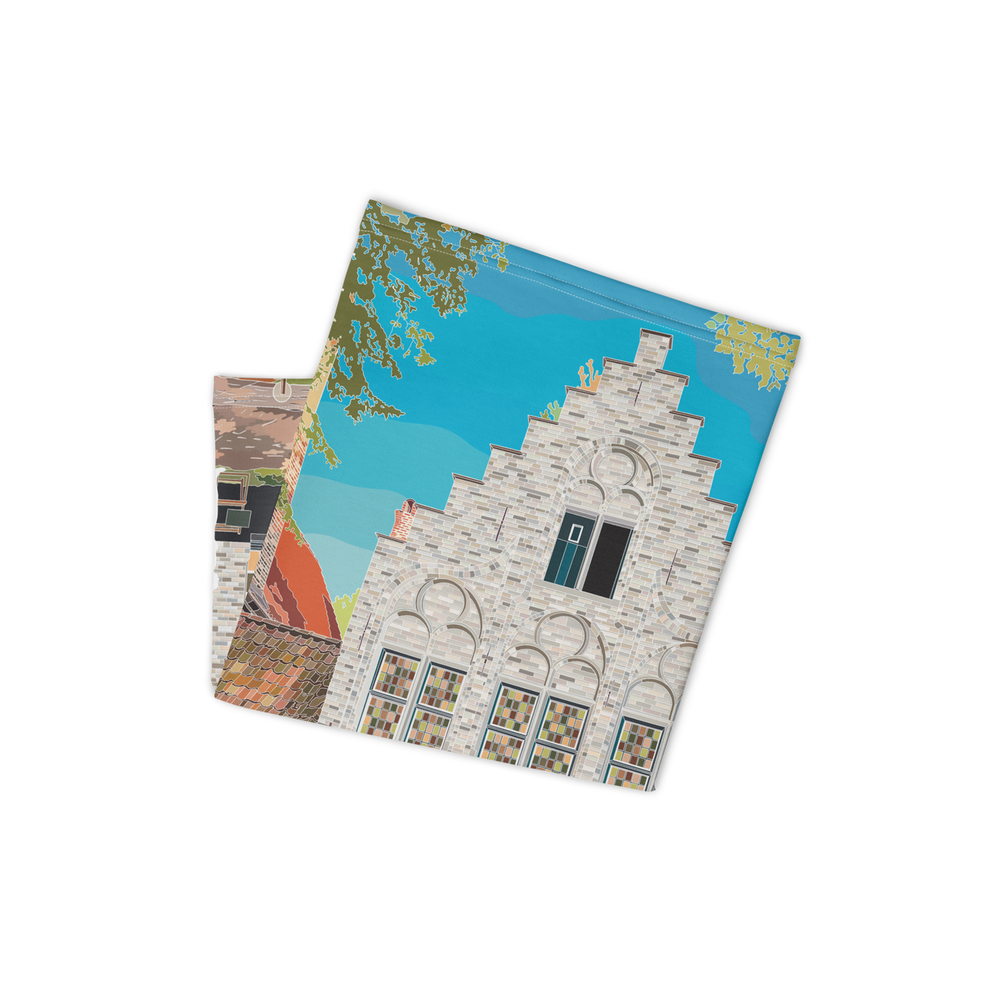 BRAGA DE CUELLO ILUSTRADA DE BRUGGE - BRUJAS - BELGICA POR MARBENAVENTE