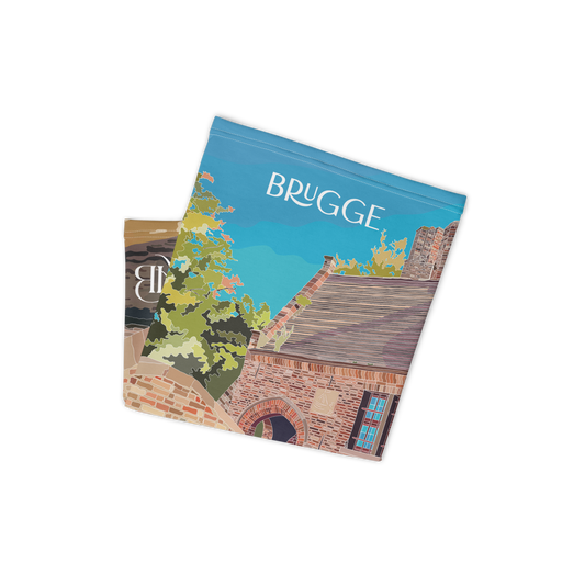 BRAGA DE CUELLO ILUSTRADA DE BRUGGE - BRUJAS - BELGICA POR MARBENAVENTE