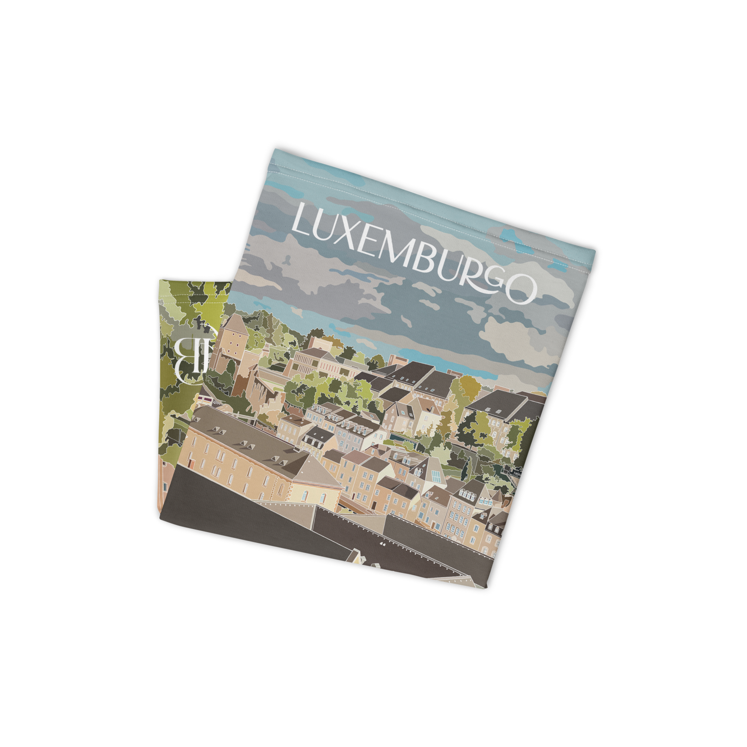 BRAGA DE CUELLO DOBLADA - ILUSTRACIÓN LUXEMBURGO