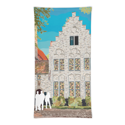 BRAGA DE CUELLO ILUSTRADA DE BRUGGE - BRUJAS - BELGICA POR MARBENAVENTE