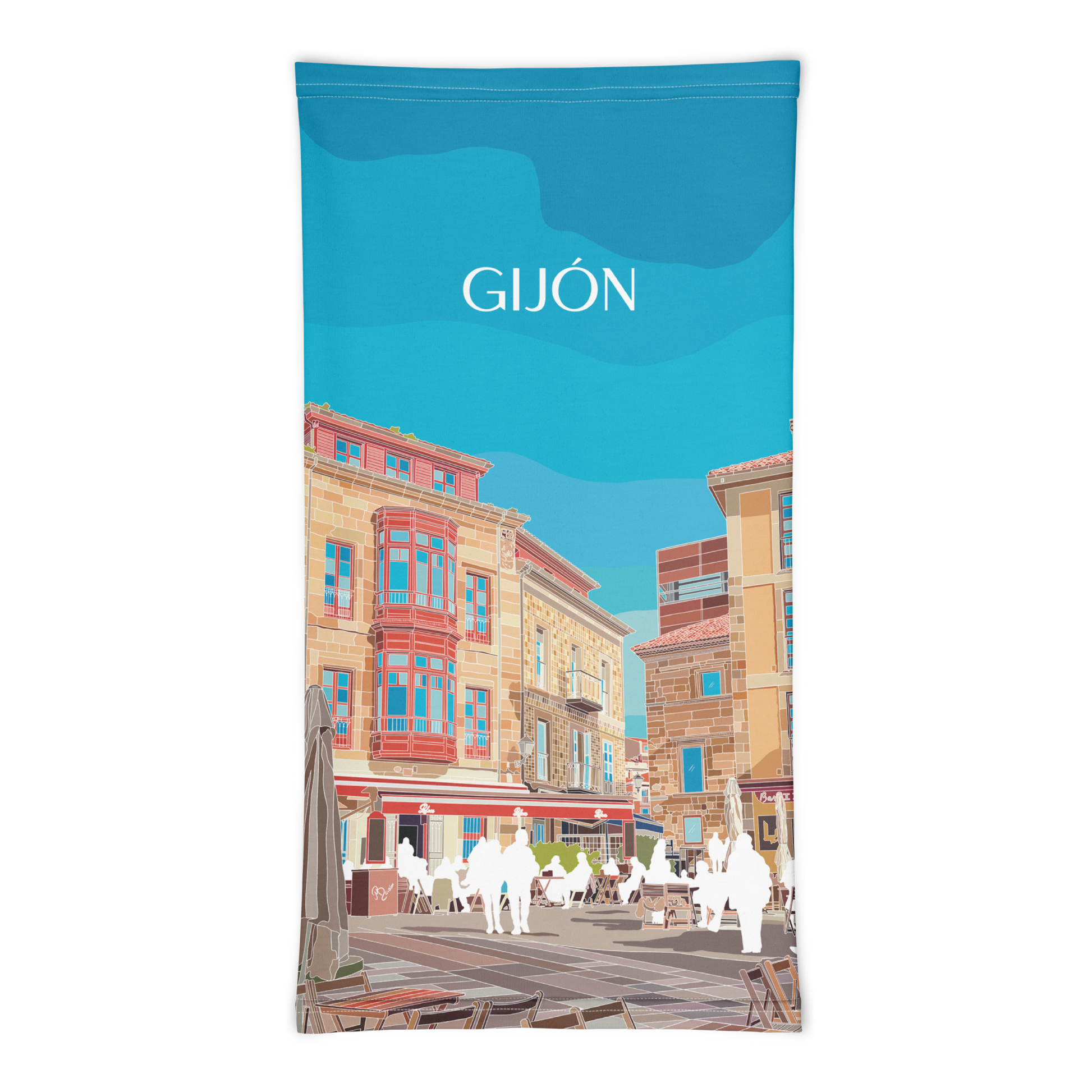 BRAGA DE CUELLO ILUSTRADA DE GIJON - ASTURIAS POR MARBENAVENTE