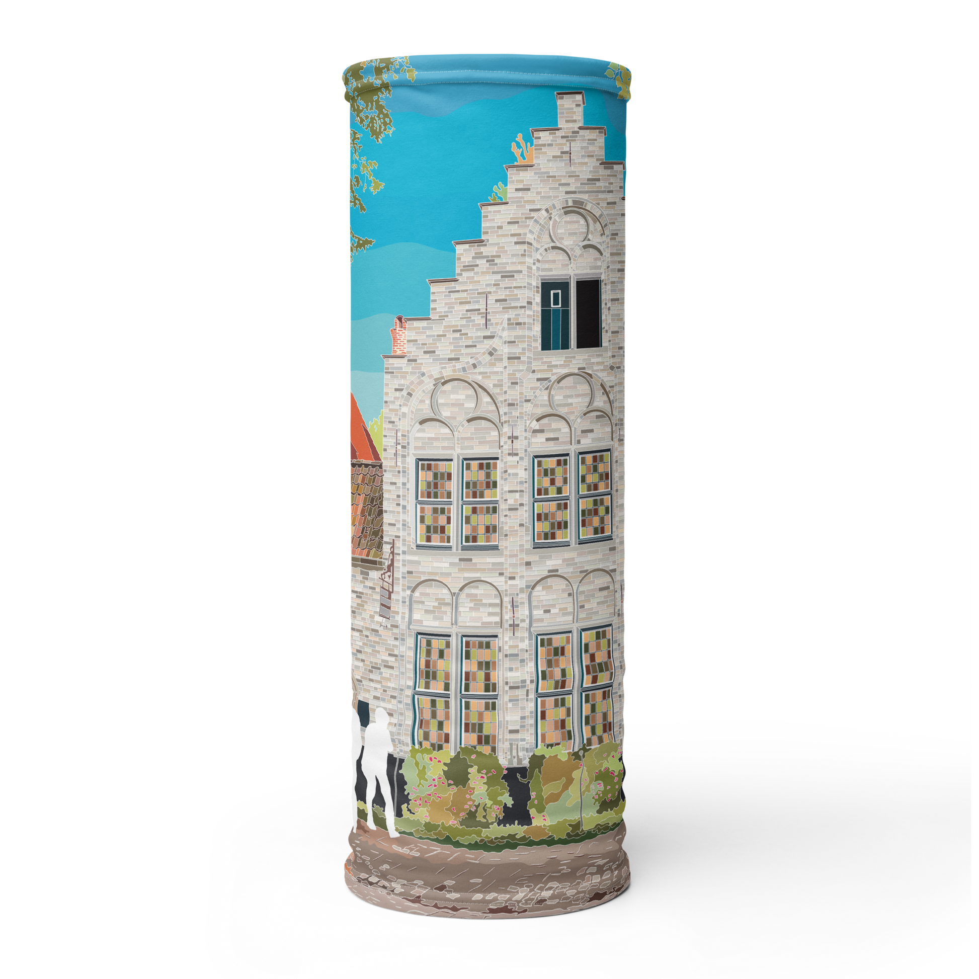 BRAGA DE CUELLO ILUSTRADA DE BRUGGE - BRUJAS - BELGICA POR MARBENAVENTE