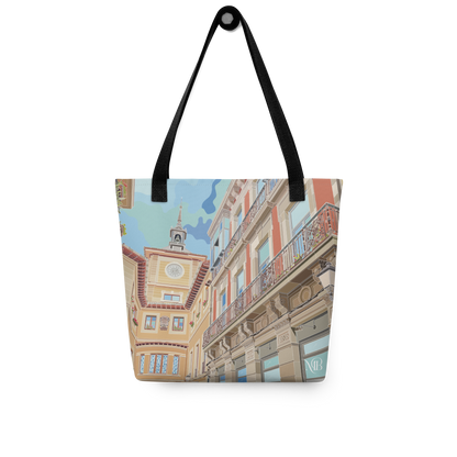 ATRÁS - TOTE BAG CON ILUSTRACIÓN DE OVIEDO DE MARBENAVENTE