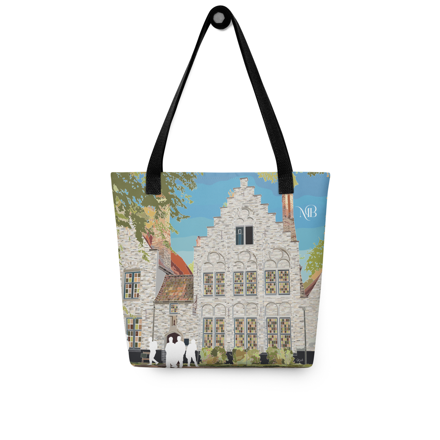 ATRÁS - TOTE BAG CON ILUSTRACIÓN DE BRUGGE MARBENAVENTE