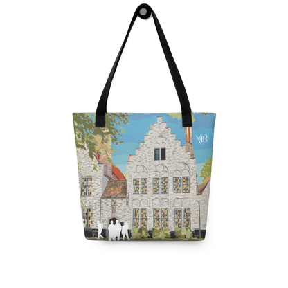ATRÁS - TOTE BAG CON ILUSTRACIÓN DE BRUGGE MARBENAVENTE