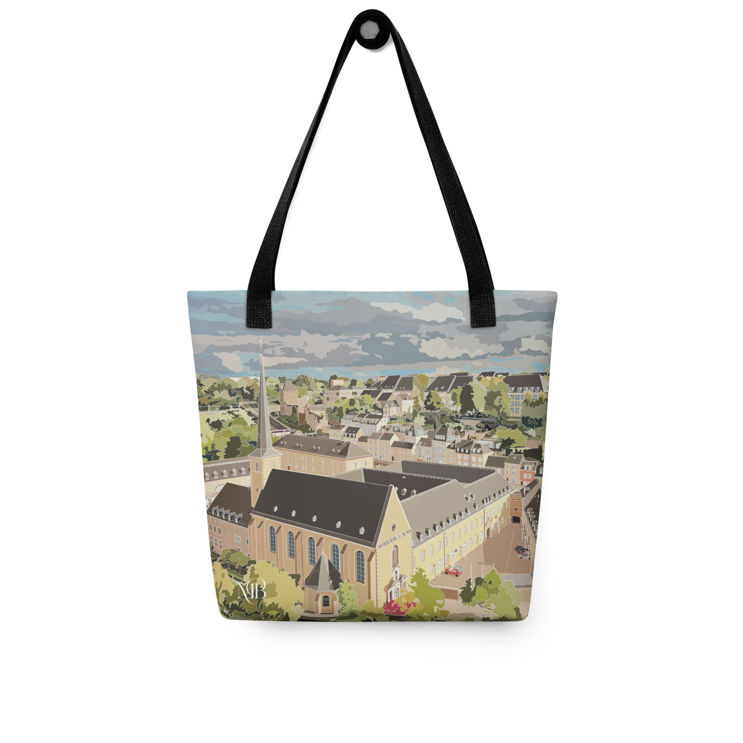 ATRÁS - TOTE BAG CON ILUSTRACIÓN DE LUXEMBURGO-GRAN DUCADO DE MARBENAVENTE