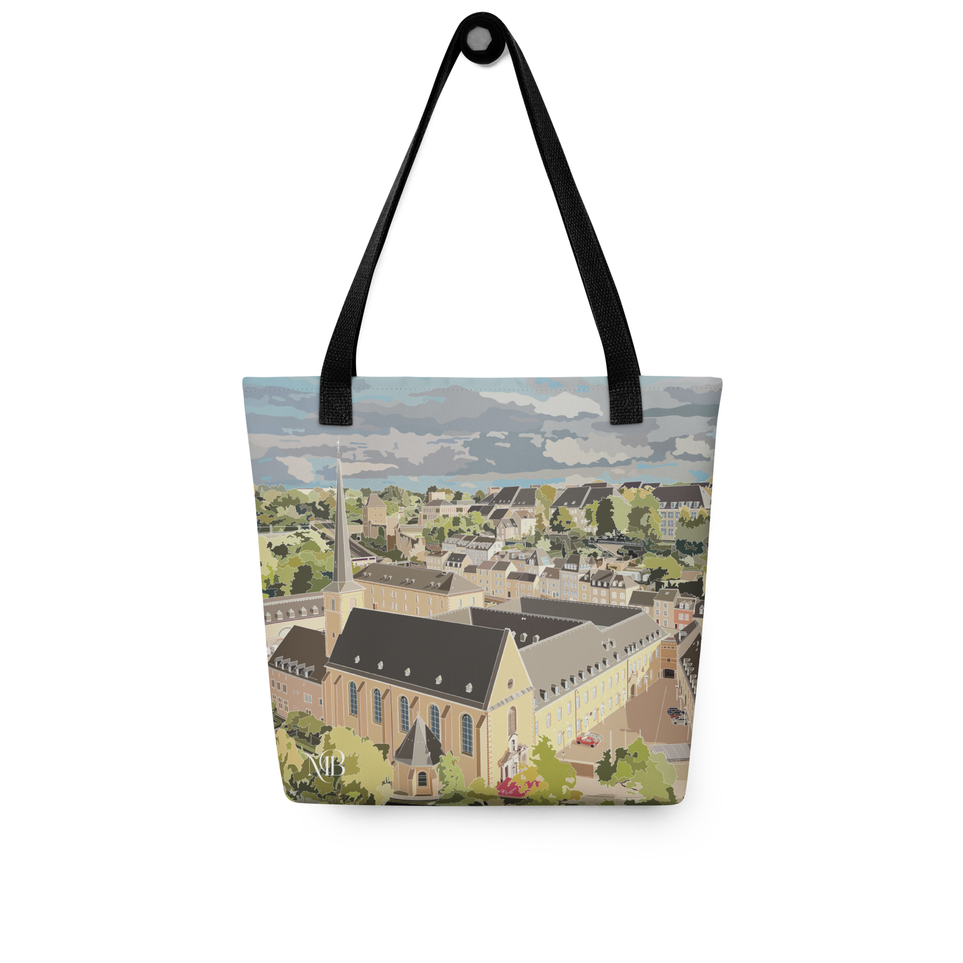 ATRÁS - TOTE BAG CON ILUSTRACIÓN DE LUXEMBURGO-GRAN DUCADO DE MARBENAVENTE