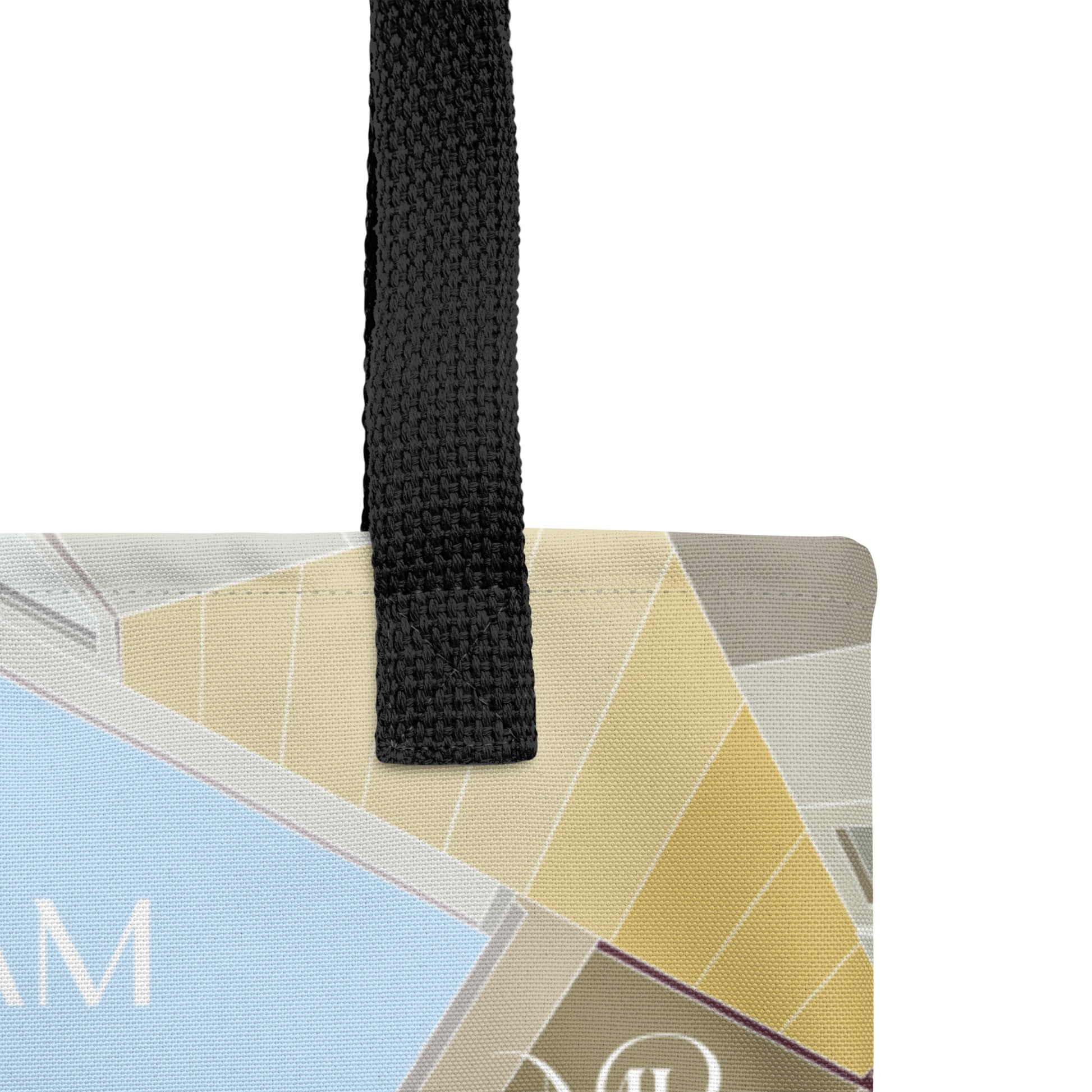 DETALLE - TOTE BAG CON ILUSTRACIÓN DE ROTTERDAM-PAISES BAJOS DE MARBENAVENTE