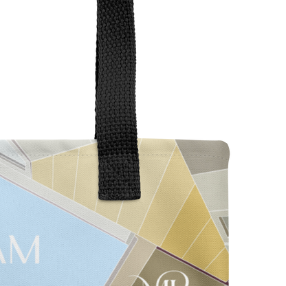 DETALLE - TOTE BAG CON ILUSTRACIÓN DE ROTTERDAM-PAISES BAJOS DE MARBENAVENTE