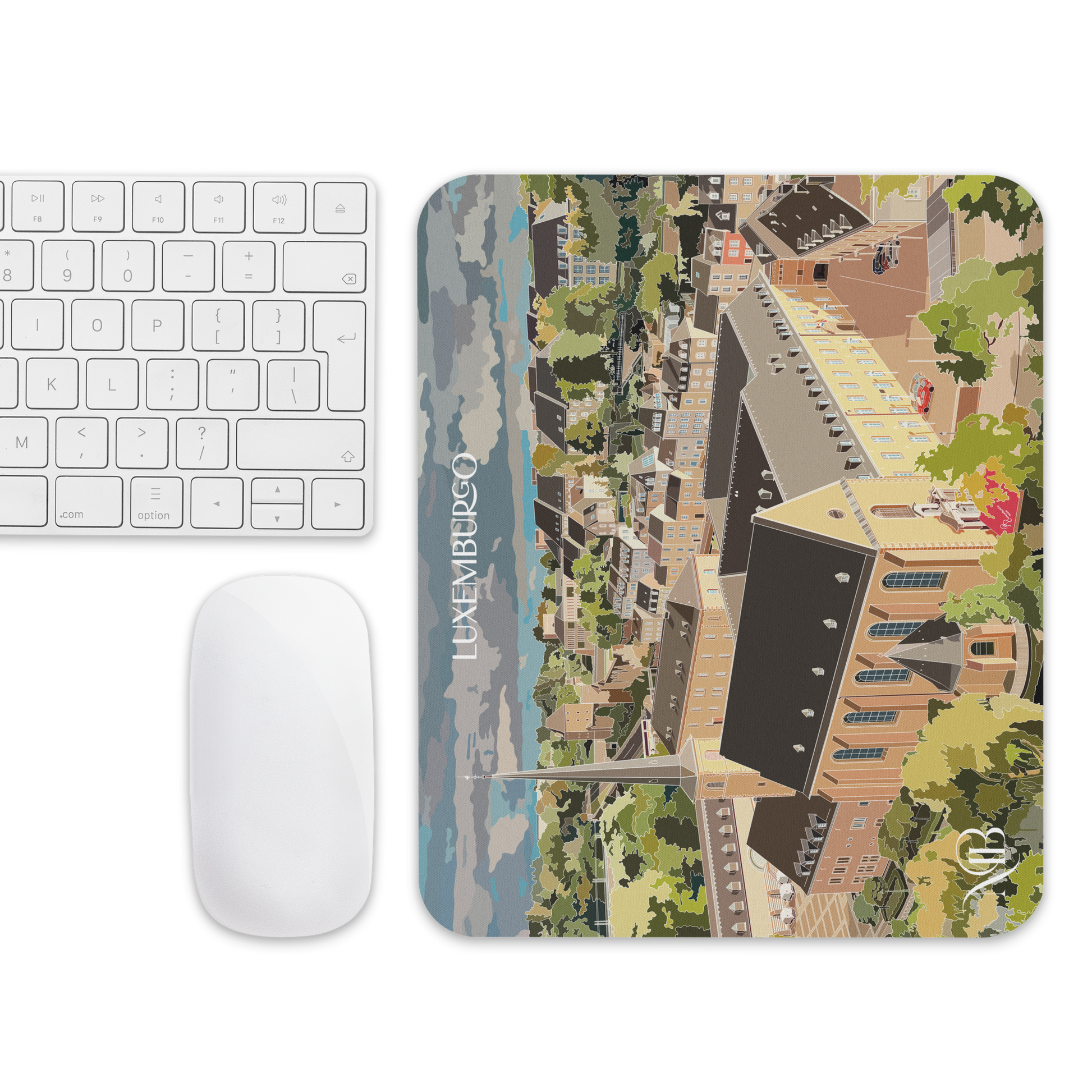 MOUSE PAD CON ILUSTRACIÓN DE LUXEMBURGO-GRAN DUCADO POR MARBENAVENTE