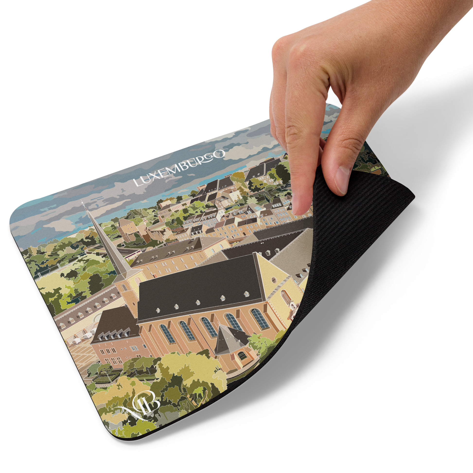 MOUSE PAD CON ILUSTRACIÓN DE LUXEMBURGO-GRAN DUCADO POR MARBENAVENTE